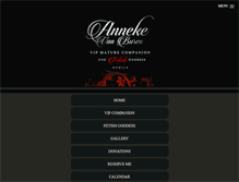 Tablet Screenshot of annekepleasures.com